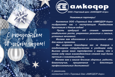 Поздравляем с Рождеством и Новым Годом 2026!
